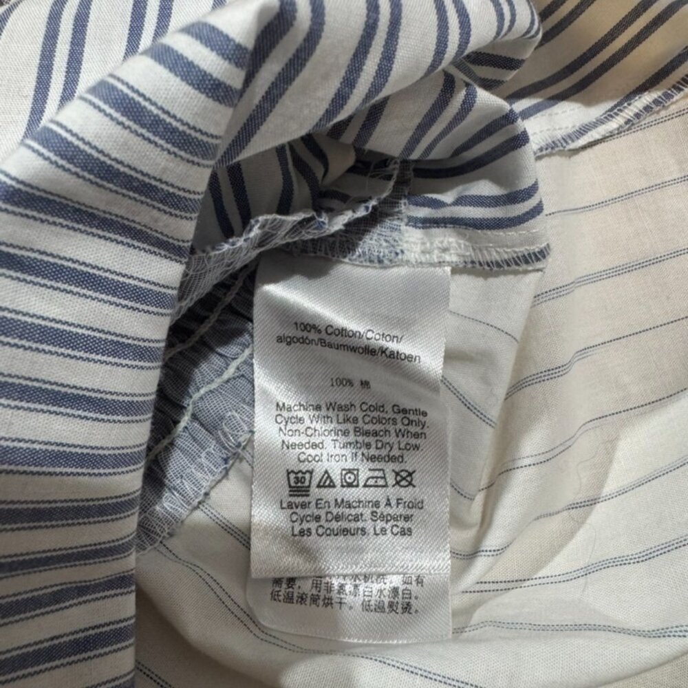 Donna Karan New York 100% cotton blouse size medium *Like New* - Picture 6 of 6